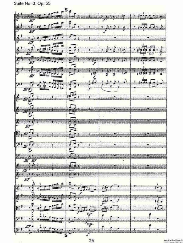 Suite No. 3, Op.55 第三套曲,Op.55第四乐章第二部（一）