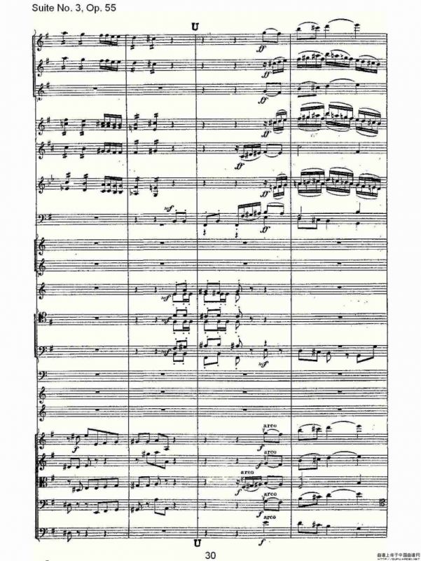 Suite No. 3, Op.55 第三套曲,Op.55第四乐章第二部（一）