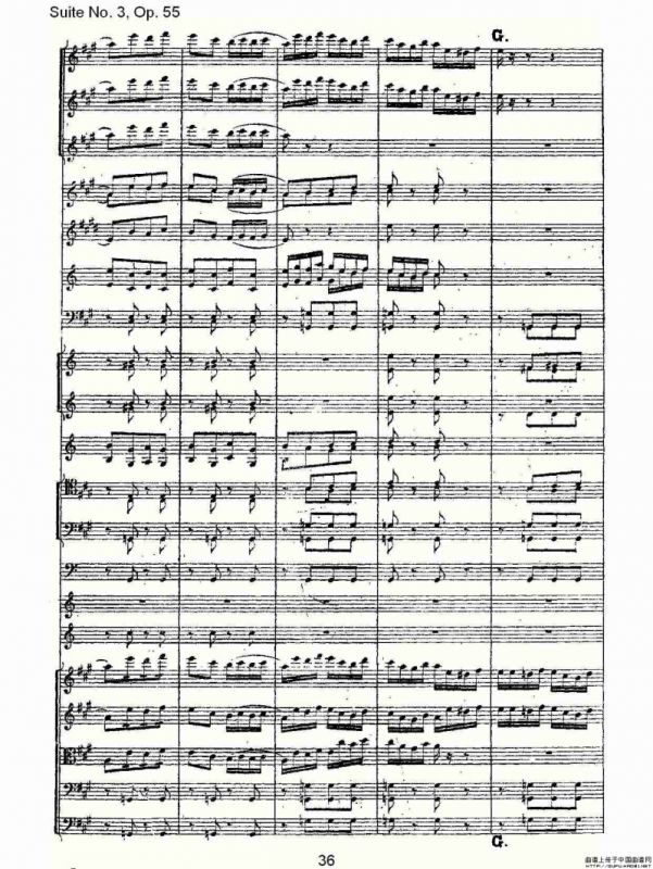 Suite No. 3, Op.55 第三套曲,Op.55第四乐章第一部（二）