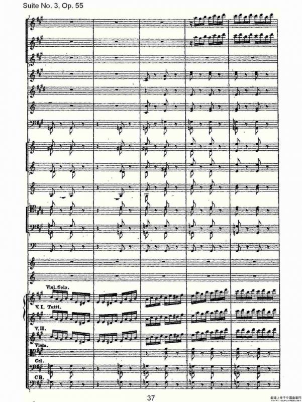 Suite No. 3, Op.55 第三套曲,Op.55第四乐章第一部（二）