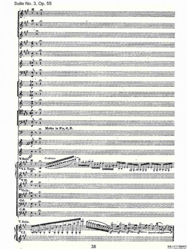 Suite No. 3, Op.55 第三套曲,Op.55第四乐章第一部（二）