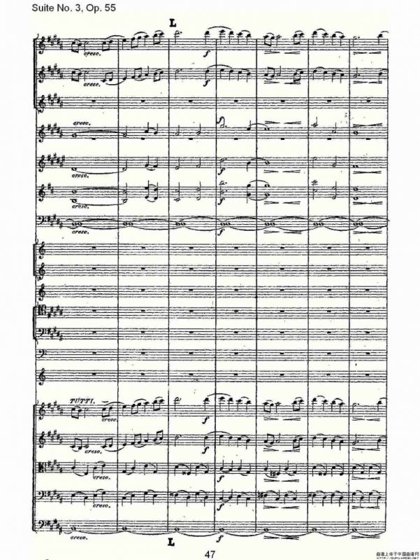 Suite No. 3, Op.55 第三套曲,Op.55第四乐章第一部（二）