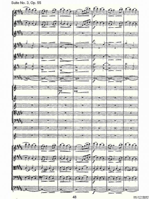 Suite No. 3, Op.55 第三套曲,Op.55第四乐章第一部（二）
