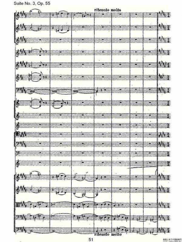 Suite No. 3, Op.55 第三套曲,Op.55第四乐章第一部（二）