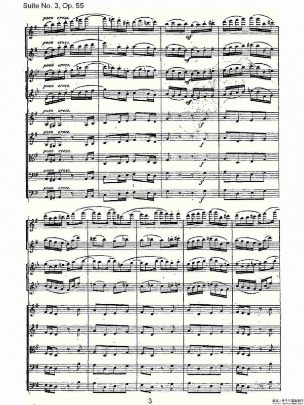 Suite No. 3, Op.55 第三套曲,Op.55第四乐章第一部（一）