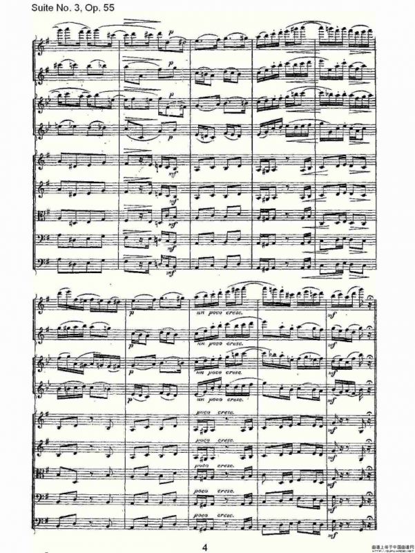 Suite No. 3, Op.55 第三套曲,Op.55第四乐章第一部（一）