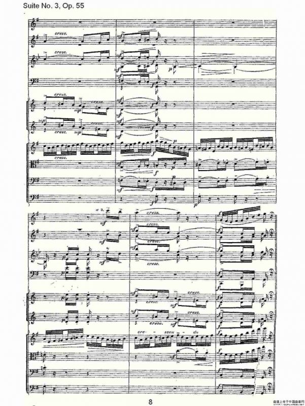 Suite No. 3, Op.55 第三套曲,Op.55第四乐章第一部（一）