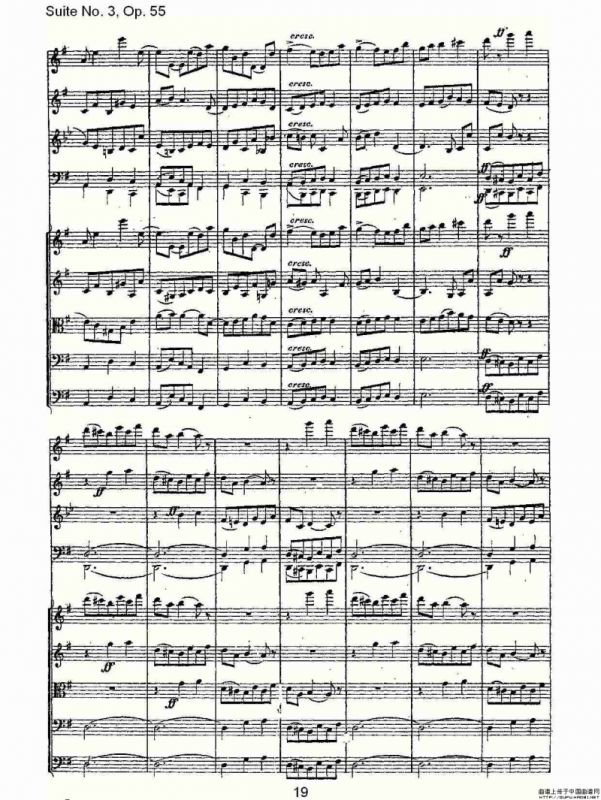 Suite No. 3, Op.55 第三套曲,Op.55第四乐章第一部（一）