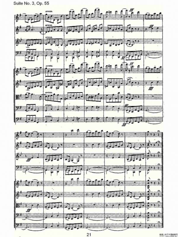 Suite No. 3, Op.55 第三套曲,Op.55第四乐章第一部（一）