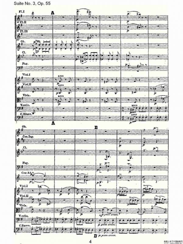 Suite No. 3, Op.55 第三套曲,Op.55第三乐章（一）
