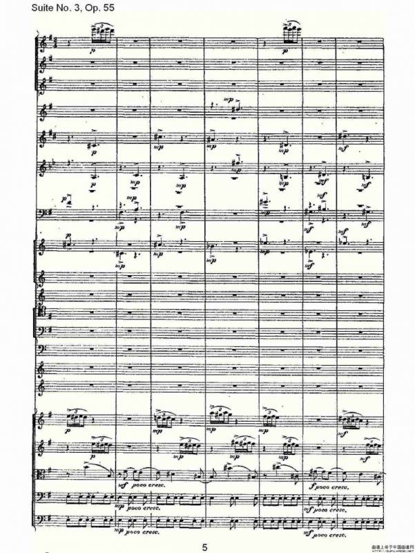 Suite No. 3, Op.55 第三套曲,Op.55第三乐章（一）