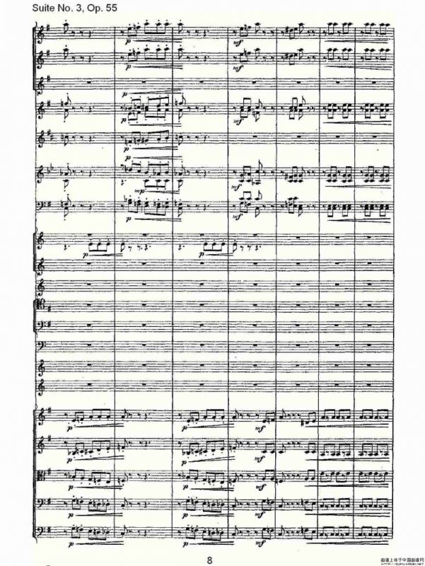 Suite No. 3, Op.55 第三套曲,Op.55第三乐章（一）