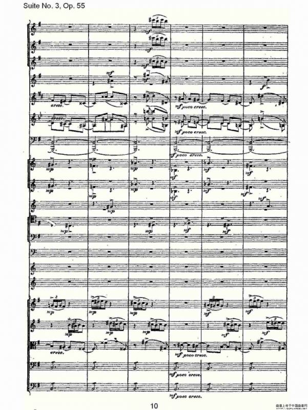 Suite No. 3, Op.55 第三套曲,Op.55第三乐章（一）