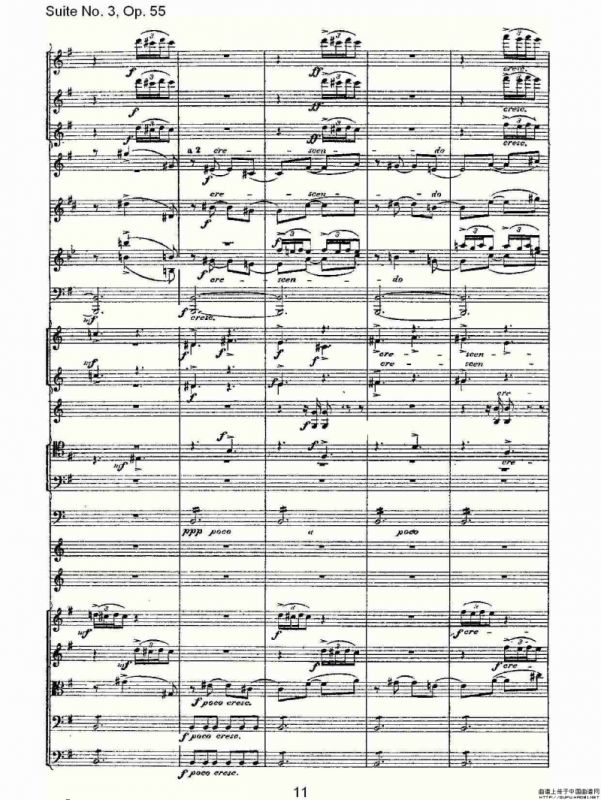 Suite No. 3, Op.55 第三套曲,Op.55第三乐章（一）