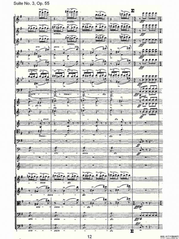 Suite No. 3, Op.55 第三套曲,Op.55第三乐章（一）