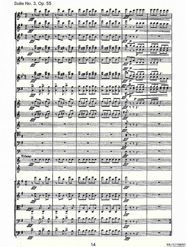 Suite No. 3, Op.55 第三套曲,Op.55第三乐章（一）