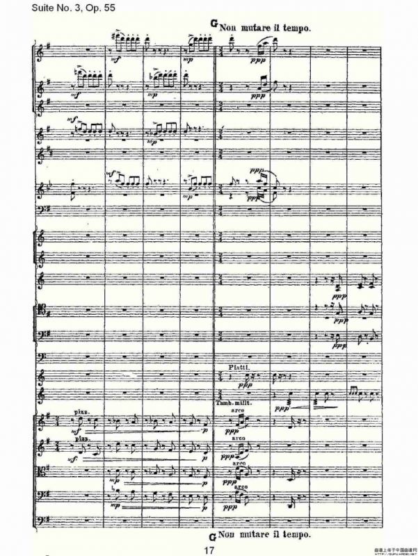 Suite No. 3, Op.55 第三套曲,Op.55第三乐章（一）