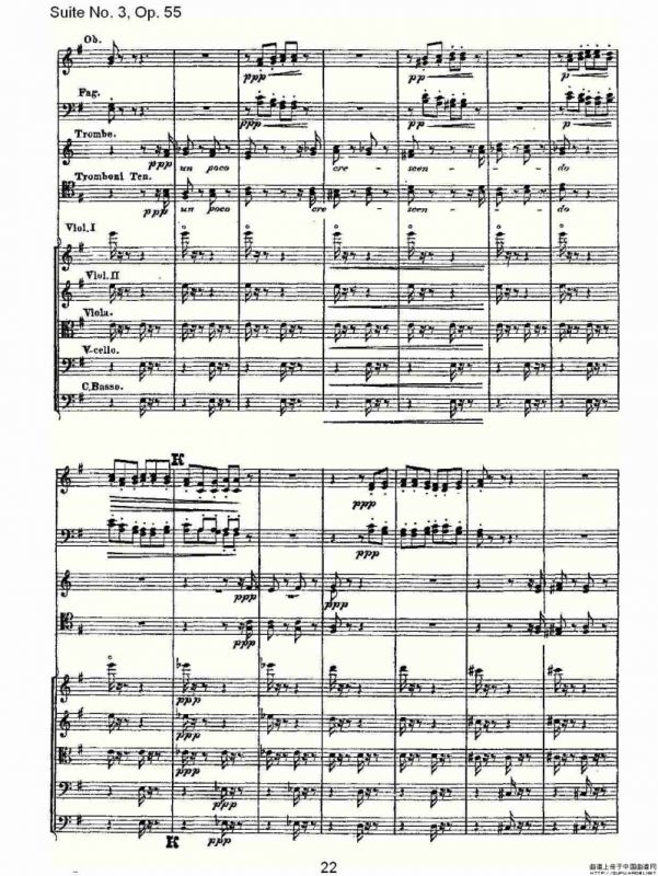 Suite No. 3, Op.55 第三套曲,Op.55第三乐章（一）