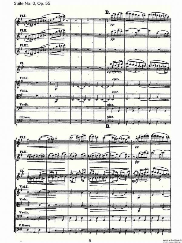 Suite No. 3, Op.55 第三套曲,Op.55第二乐章