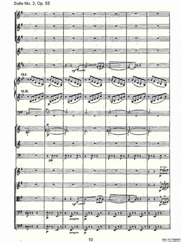 Suite No. 3, Op.55 第三套曲,Op.55第二乐章