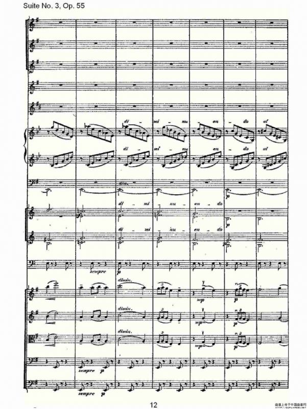 Suite No. 3, Op.55 第三套曲,Op.55第二乐章