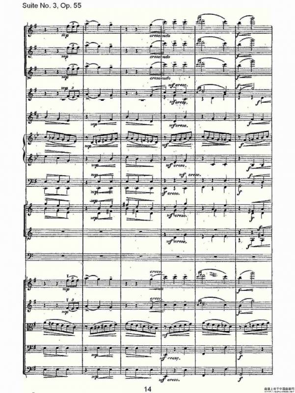 Suite No. 3, Op.55 第三套曲,Op.55第二乐章