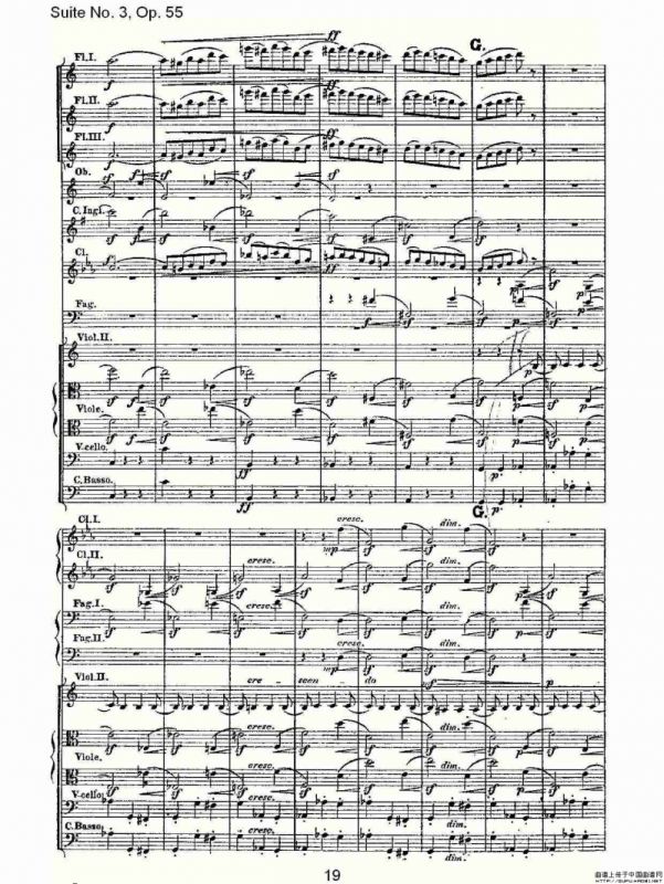 Suite No. 3, Op.55 第三套曲,Op.55第二乐章