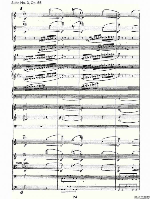 Suite No. 3, Op.55 第三套曲,Op.55第二乐章