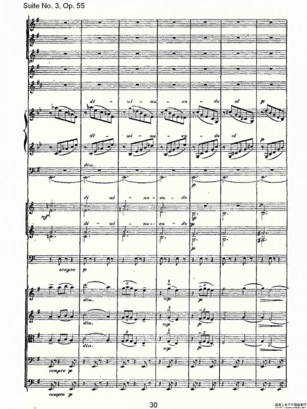 Suite No. 3, Op.55 第三套曲,Op.55第二乐章