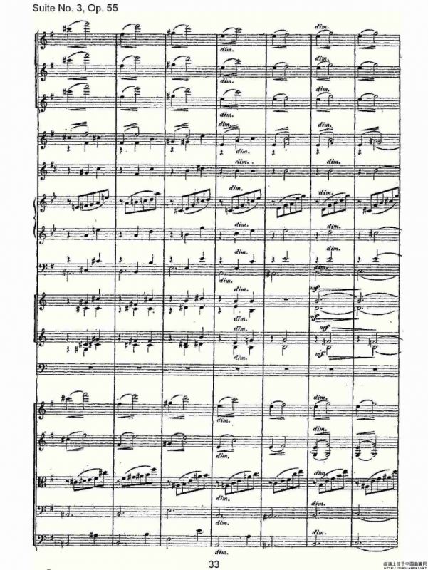 Suite No. 3, Op.55 第三套曲,Op.55第二乐章