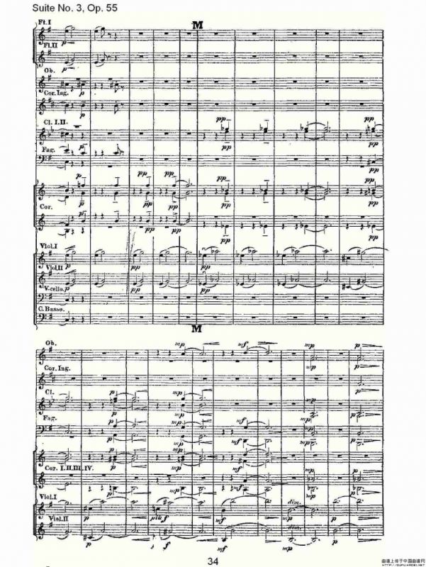 Suite No. 3, Op.55 第三套曲,Op.55第二乐章