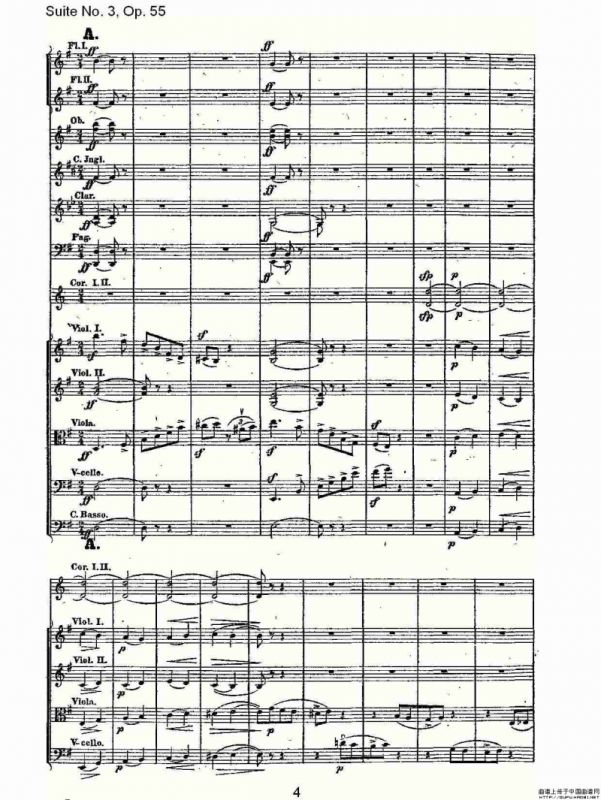 Suite No. 3, Op.55 第三套曲,Op.55第一乐章