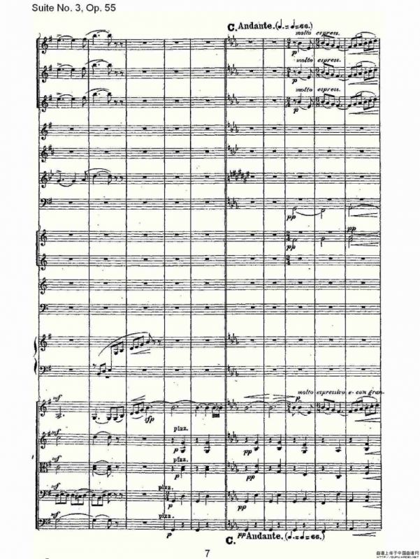 Suite No. 3, Op.55 第三套曲,Op.55第一乐章