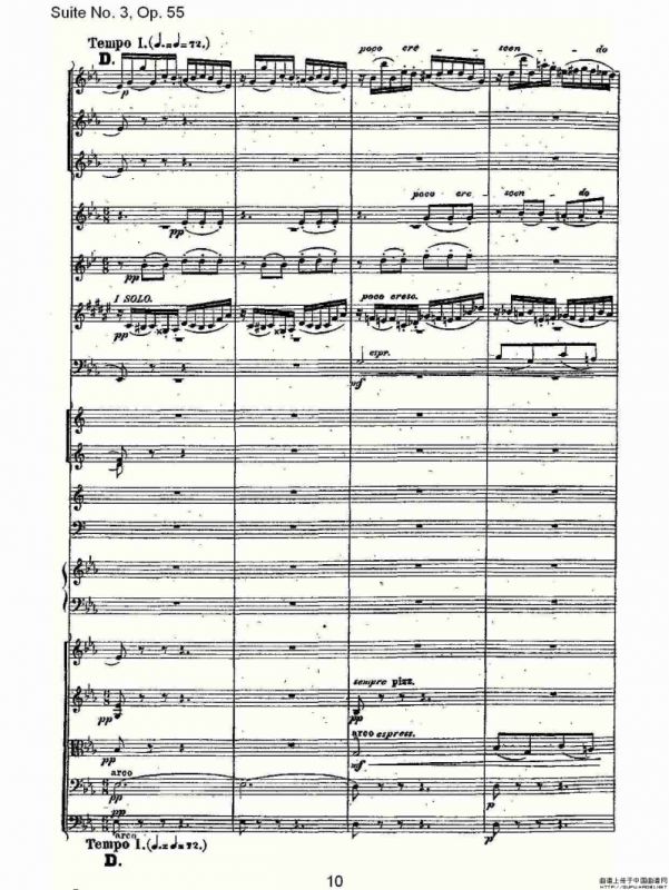 Suite No. 3, Op.55 第三套曲,Op.55第一乐章