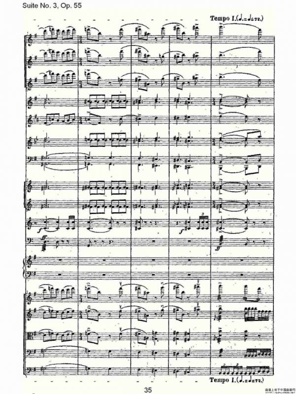 Suite No. 3, Op.55 第三套曲,Op.55第一乐章