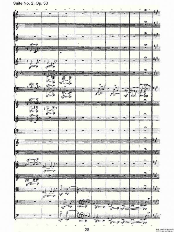 Suite No. 2, Op.53 第二套曲,Op.53第四乐章