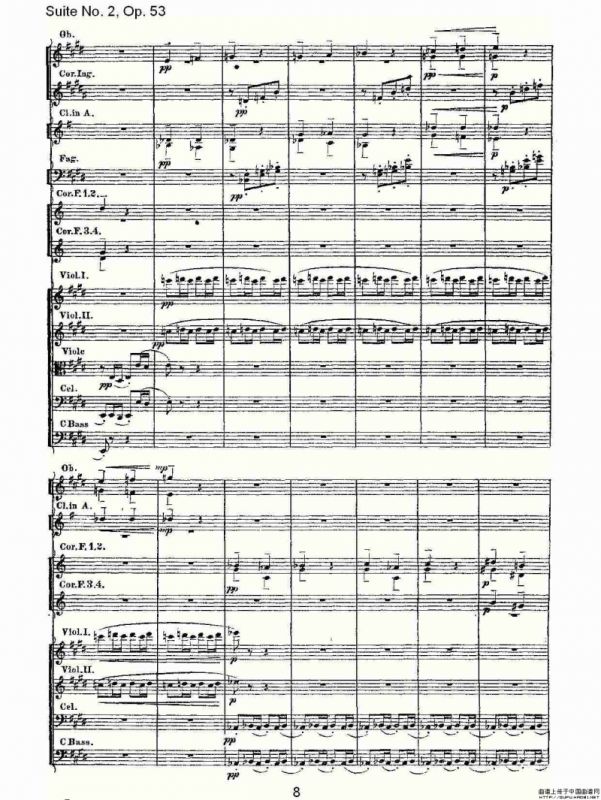 Suite No. 2, Op.53 第二套曲,Op.53第三乐章