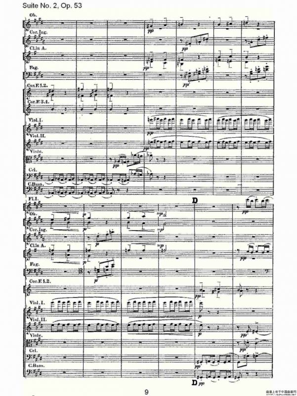 Suite No. 2, Op.53 第二套曲,Op.53第三乐章
