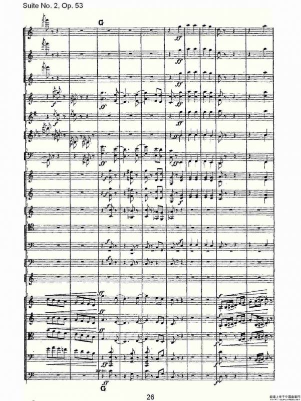 Suite No. 2, Op.53 第二套曲,Op.53第三乐章
