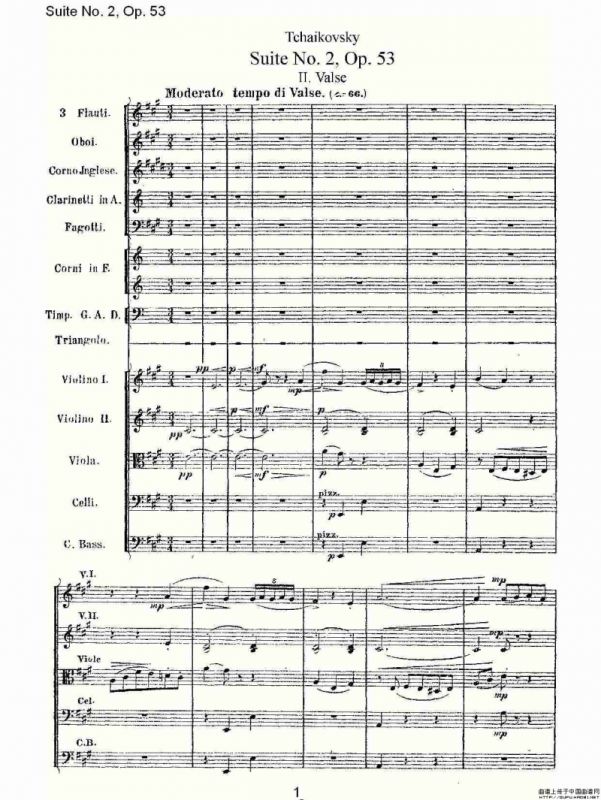 Suite No. 2, Op.53 第二套曲,Op.53第二乐章