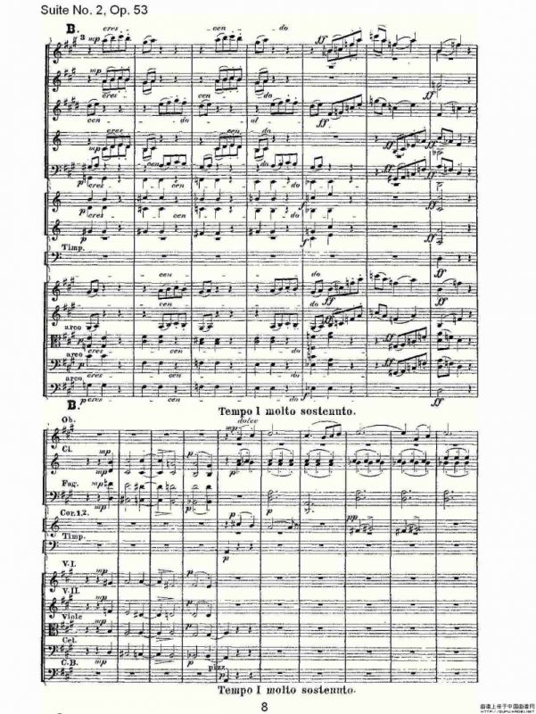 Suite No. 2, Op.53 第二套曲,Op.53第二乐章