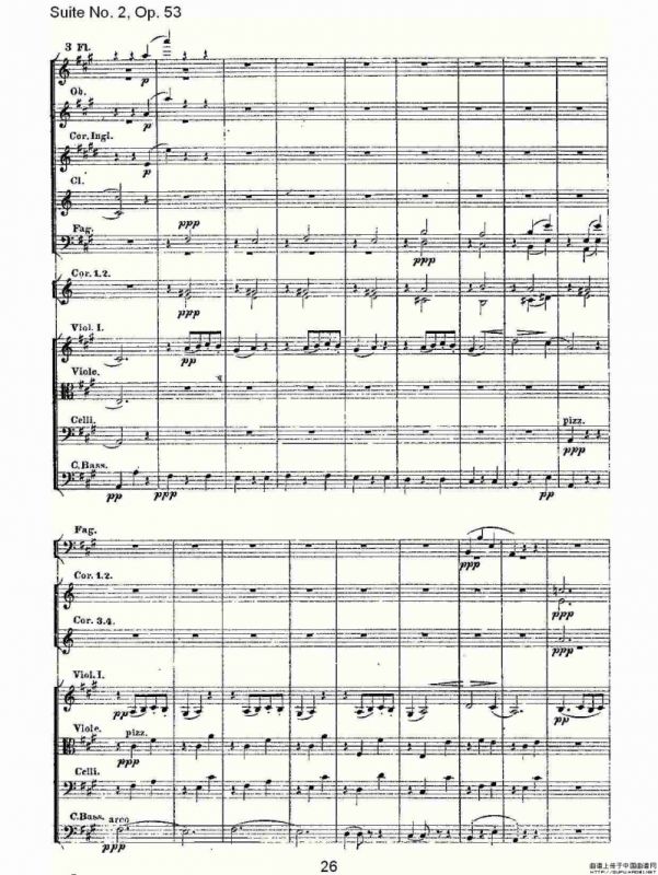 Suite No. 2, Op.53 第二套曲,Op.53第二乐章