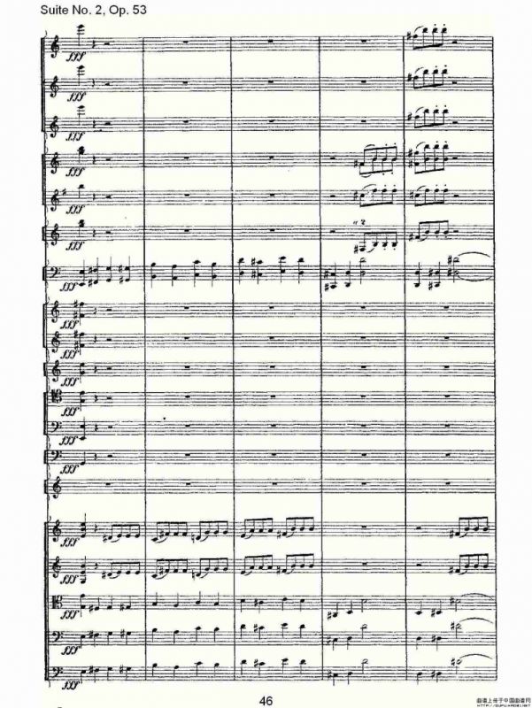 Suite No. 2, Op.53 第二套曲,Op.53第一乐章（二）