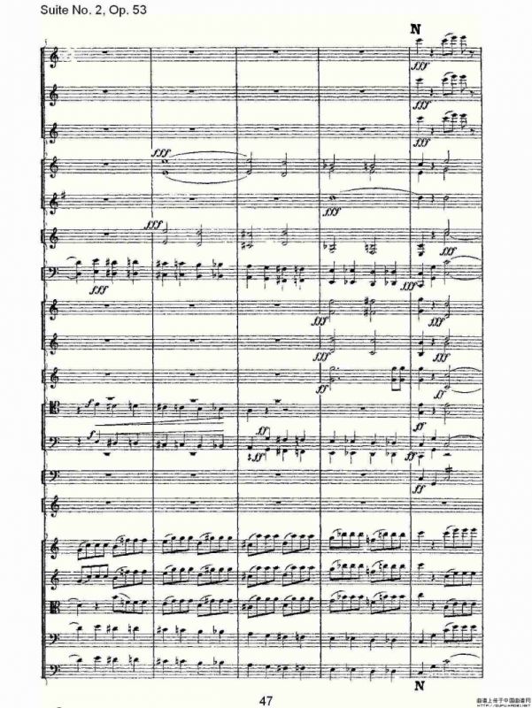 Suite No. 2, Op.53 第二套曲,Op.53第一乐章（二）