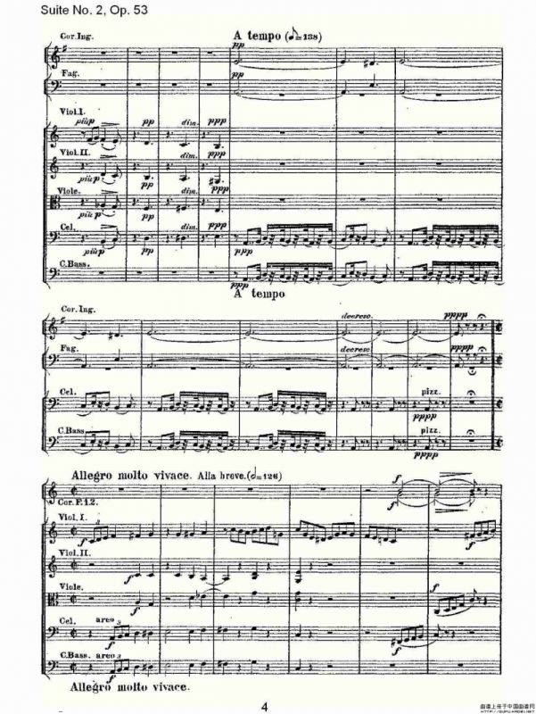 Suite No. 2, Op.53 第二套曲,Op.53第一乐章（一）