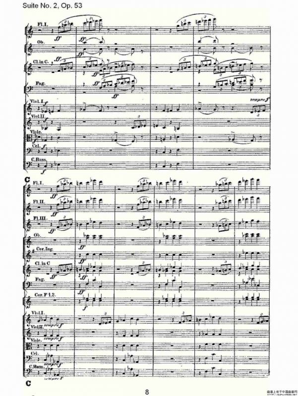 Suite No. 2, Op.53 第二套曲,Op.53第一乐章（一）