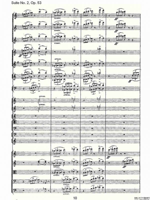 Suite No. 2, Op.53 第二套曲,Op.53第一乐章（一）