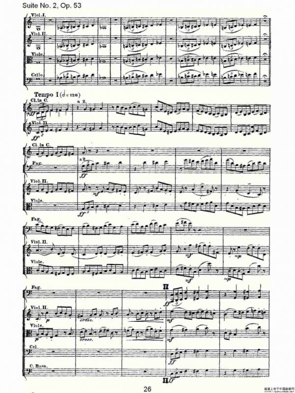 Suite No. 2, Op.53 第二套曲,Op.53第一乐章（一）