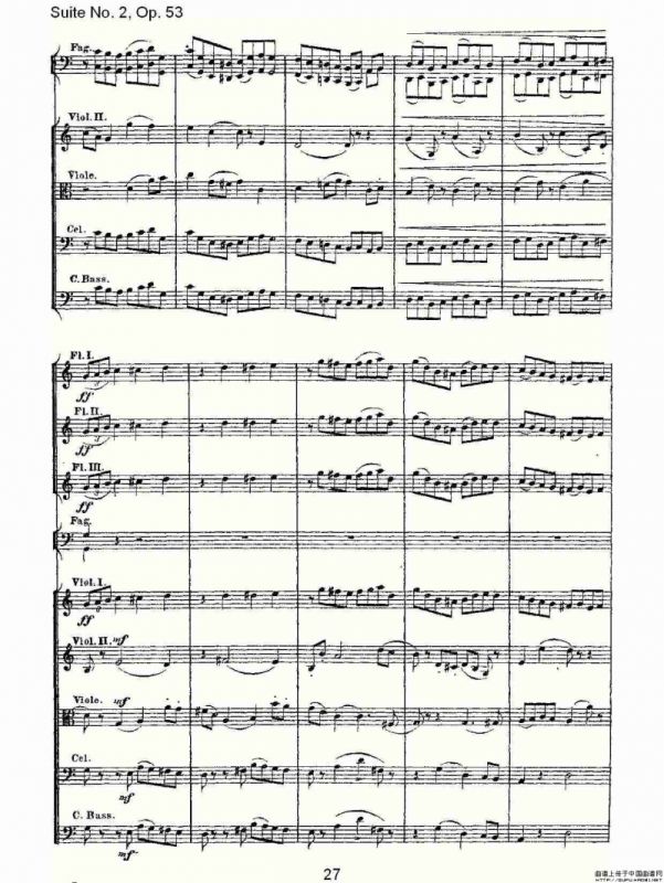 Suite No. 2, Op.53 第二套曲,Op.53第一乐章（一）