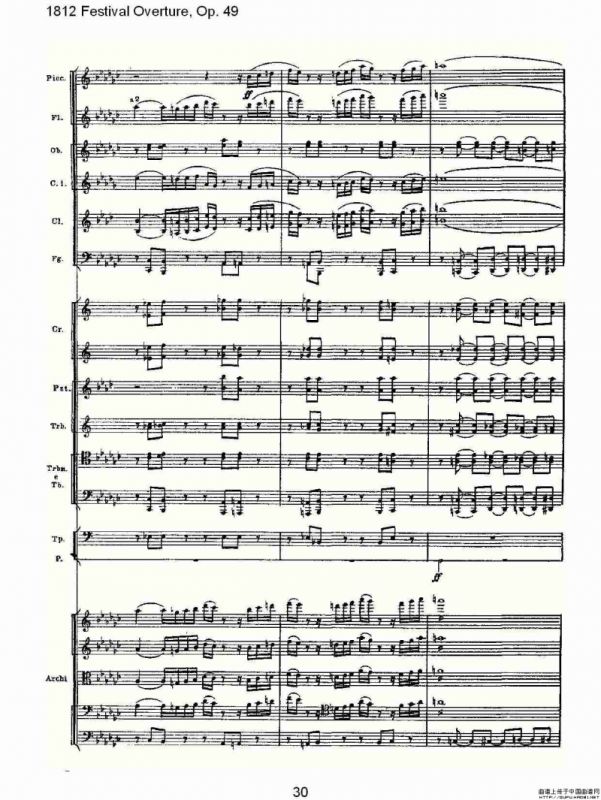 1812 Festival Overture,Op.49 1812欢庆序曲,Op.49（一）